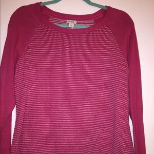 L.L Bean pink sweater